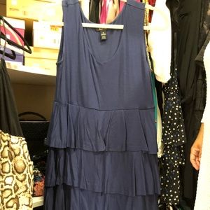 Black tiered dress